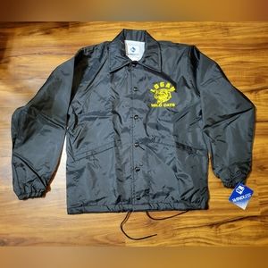 Vintage Windless Logan Elementary Wild Cats Altoona, PA Jacket, Tag Size Adult S